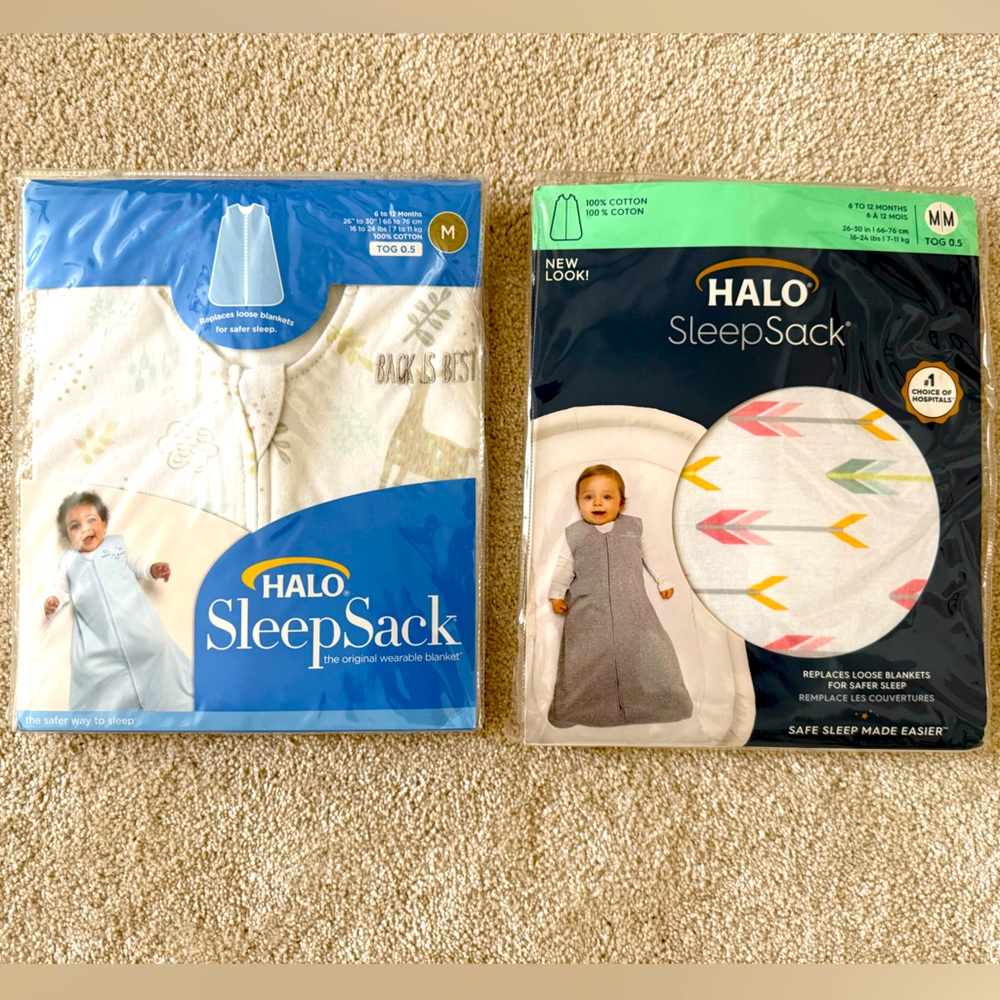 NWT 2 for 1 Halo SleepSack